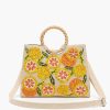 Orange Beaded Handbag