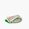 Teal Handwoven Jacquard Coin Bag - Image 2