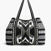 Ikat Noir Elegance Tote