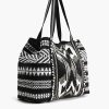 Ikat Noir Elegance Tote - Image 3