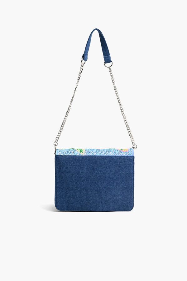 Azure Butterfly Ballet Shoulder Bag - Image 4