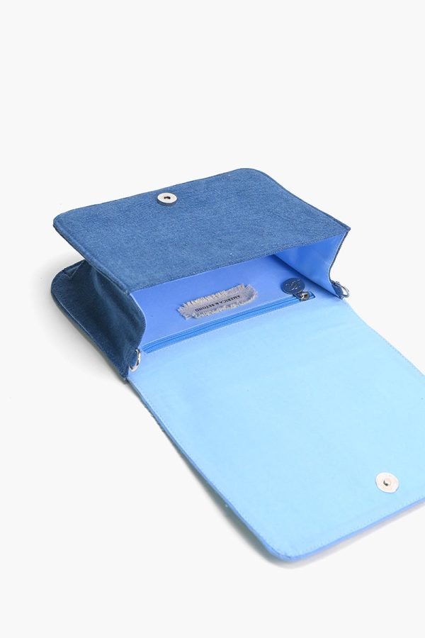 Azure Butterfly Ballet Shoulder Bag - Image 5