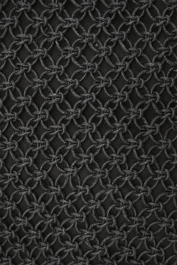Black 'Poolside' Jute Macrame Tote - Image 2
