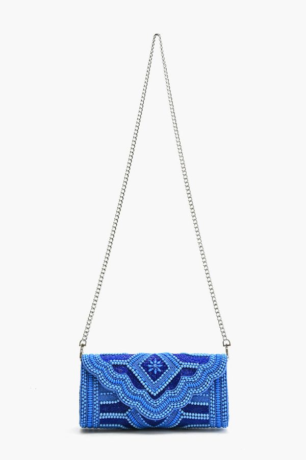 Cobalt Blue Glamour Clutch - Image 3
