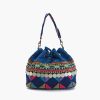 Gypsy Bloom Embellished Bucket Bag - Image 4
