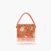 Maze Tangerine Box Top Handle Bag - Image 4