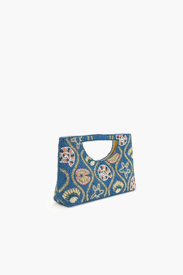 Midnight Shore Beaded Clutch Bag - Image 3