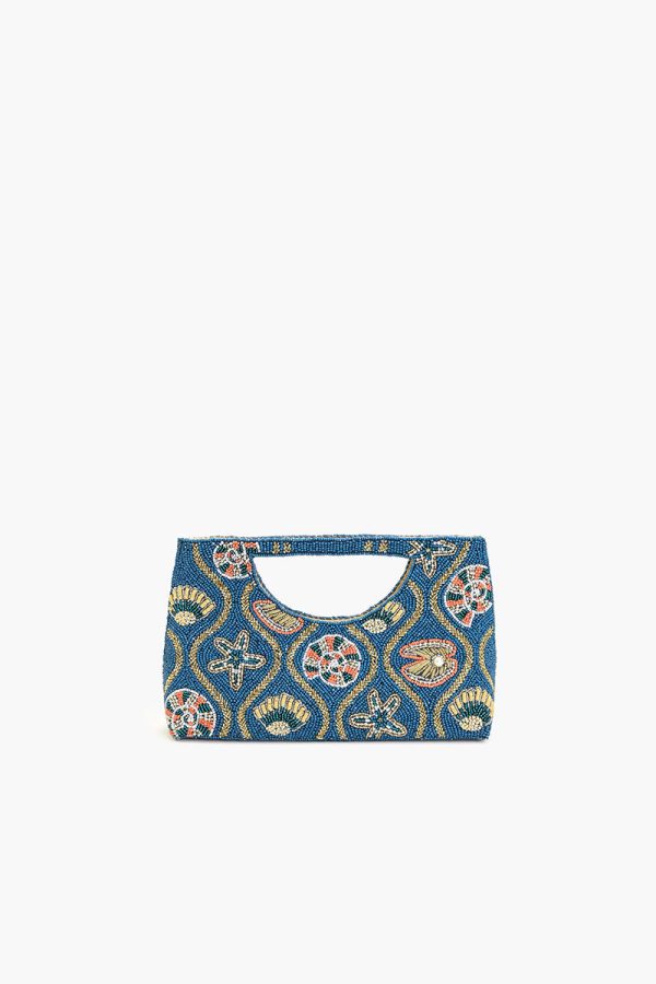 Midnight Shore Beaded Clutch Bag - Image 4