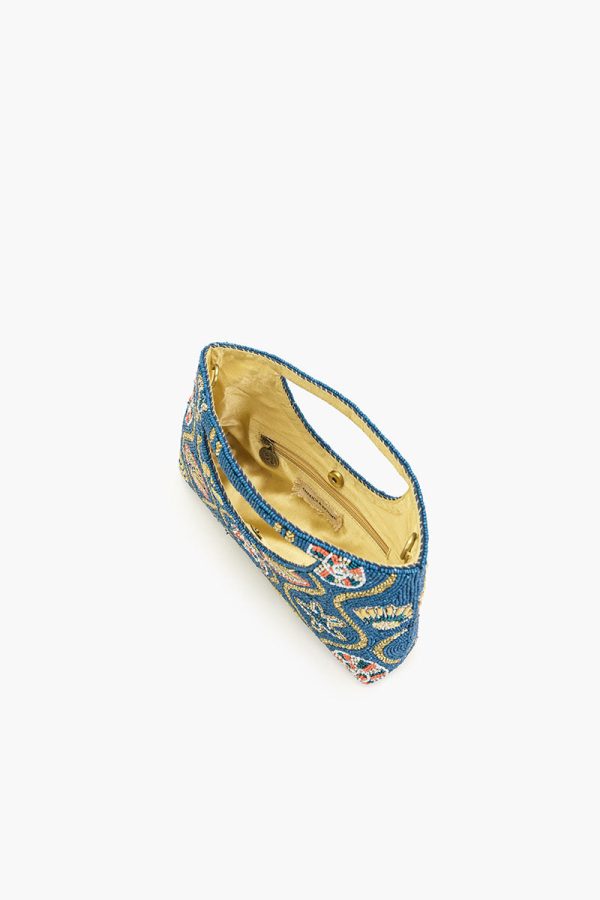 Midnight Shore Beaded Clutch Bag - Image 5