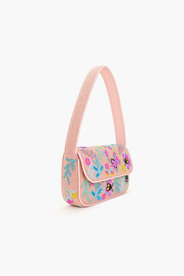 Blushy Flutter Beaded Shoulder Bag - Image 3
