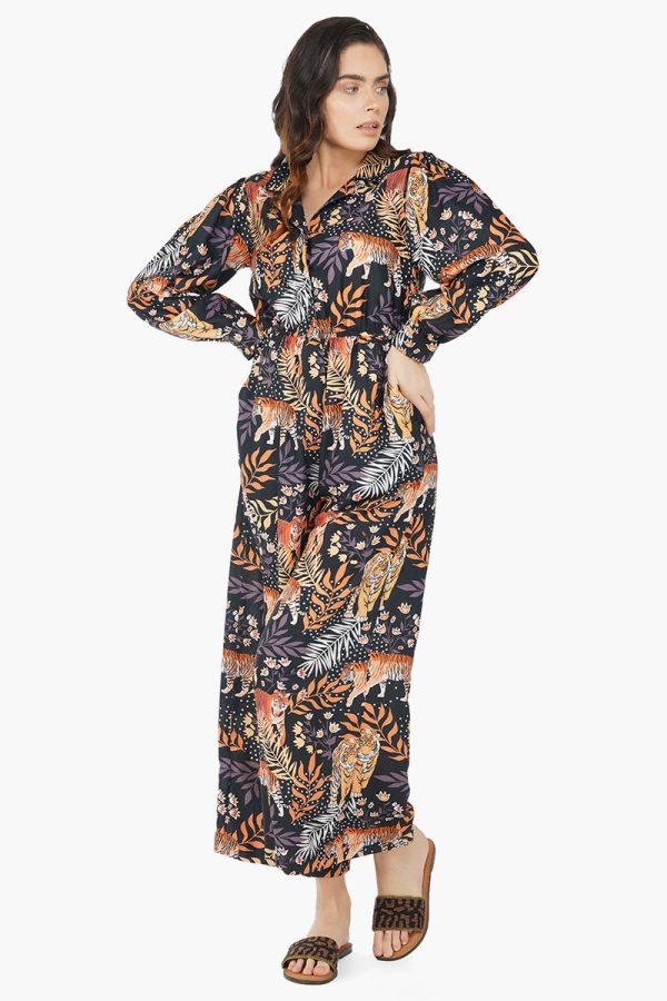 Bengal Tiger Print Jumpsuit - Image 2