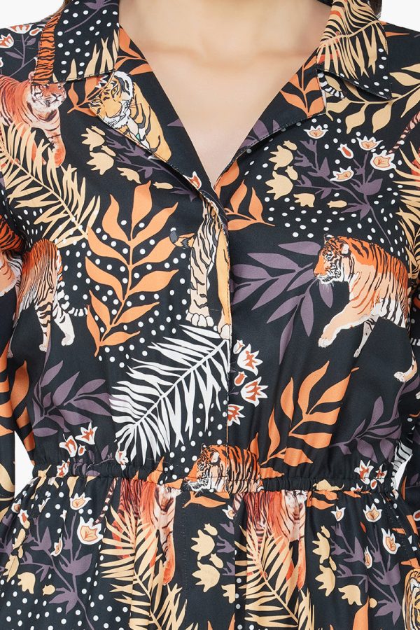 Bengal Tiger Print Jumpsuit - Image 6