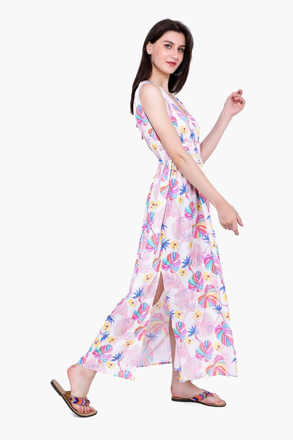 Palm Florals Maxi Dress - Image 2
