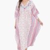 Sugar Coral Floral Maxi Kaftan