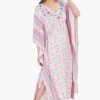 Sugar Coral Floral Maxi Kaftan - Image 2