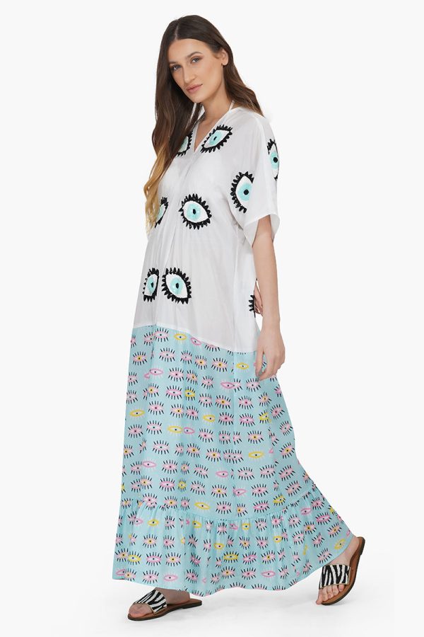 Eye-o-Eye Embroidered Cover Up - Image 3