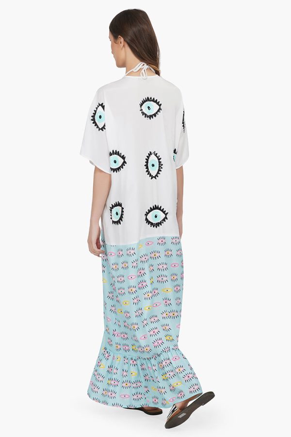 Eye-o-Eye Embroidered Cover Up - Image 4
