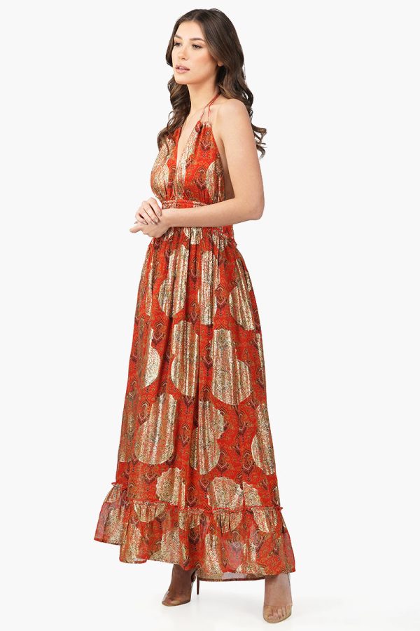 Omnia Halter Dress with Tiers - Image 2