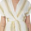 Roman Stripe Wrap Cover up Dress - Image 5