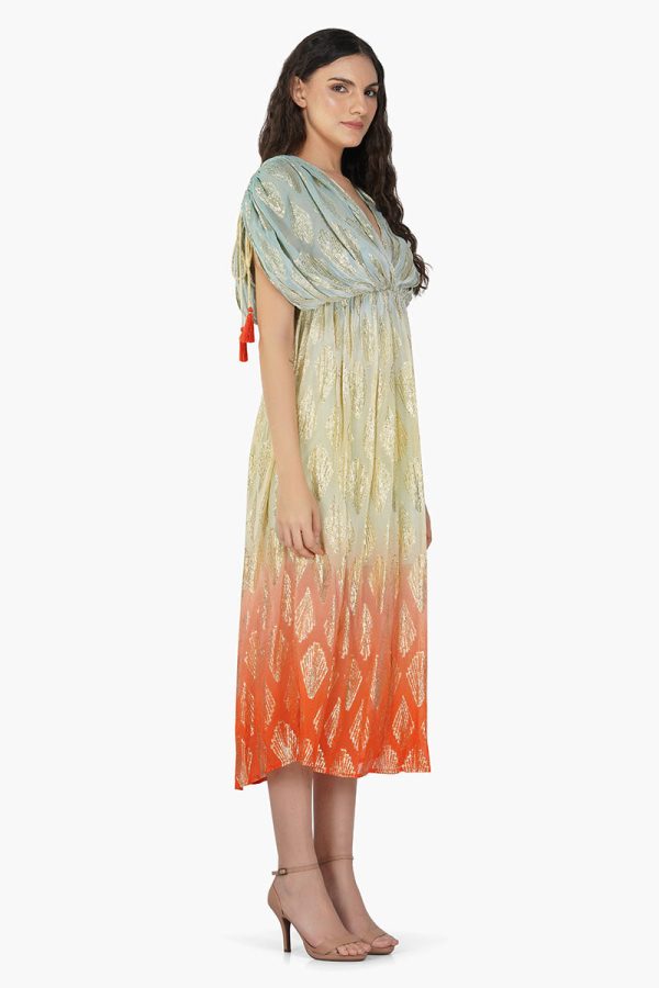 Magnolia Lurex Maxi Dress - Image 2