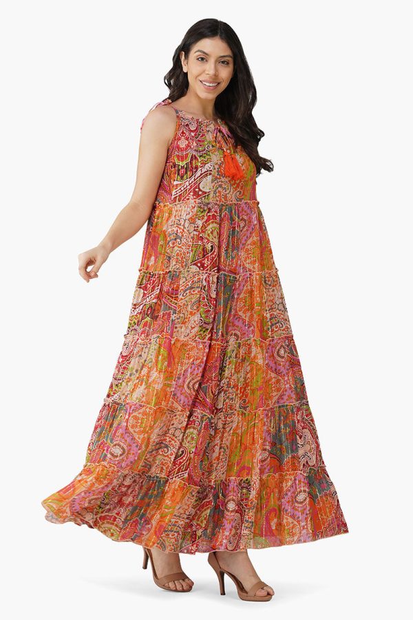 Barbara Printed Maxi Dress - Image 2