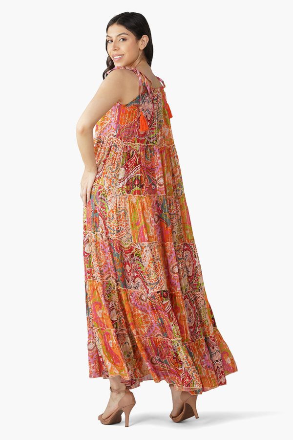Barbara Printed Maxi Dress - Image 4