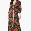 Black Multi Floret Shirt Dress - Image 2