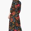 Black Multi Floret Shirt Dress - Image 5